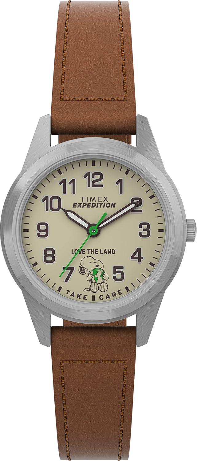 Timex x Peanuts Expedition Field Mini 26mm Watch – Take Care of The Earth Edition
