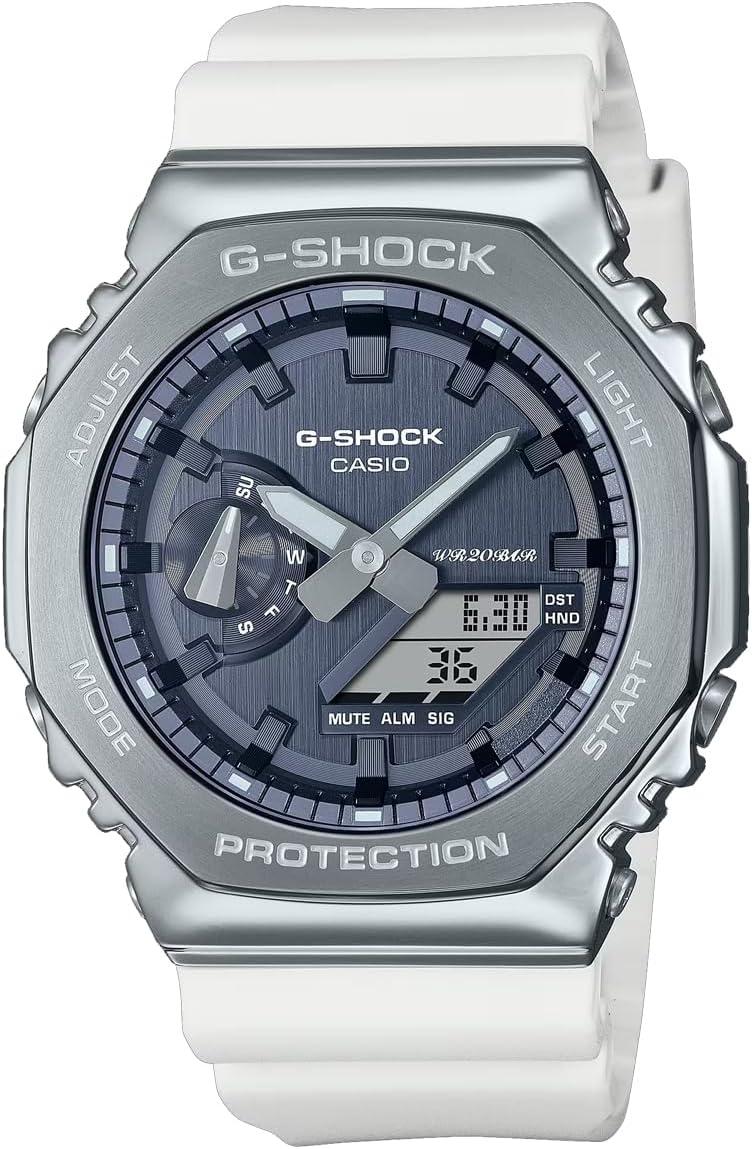 G-Shock Men's Metal Collection Watch GM2100WS-7A - White