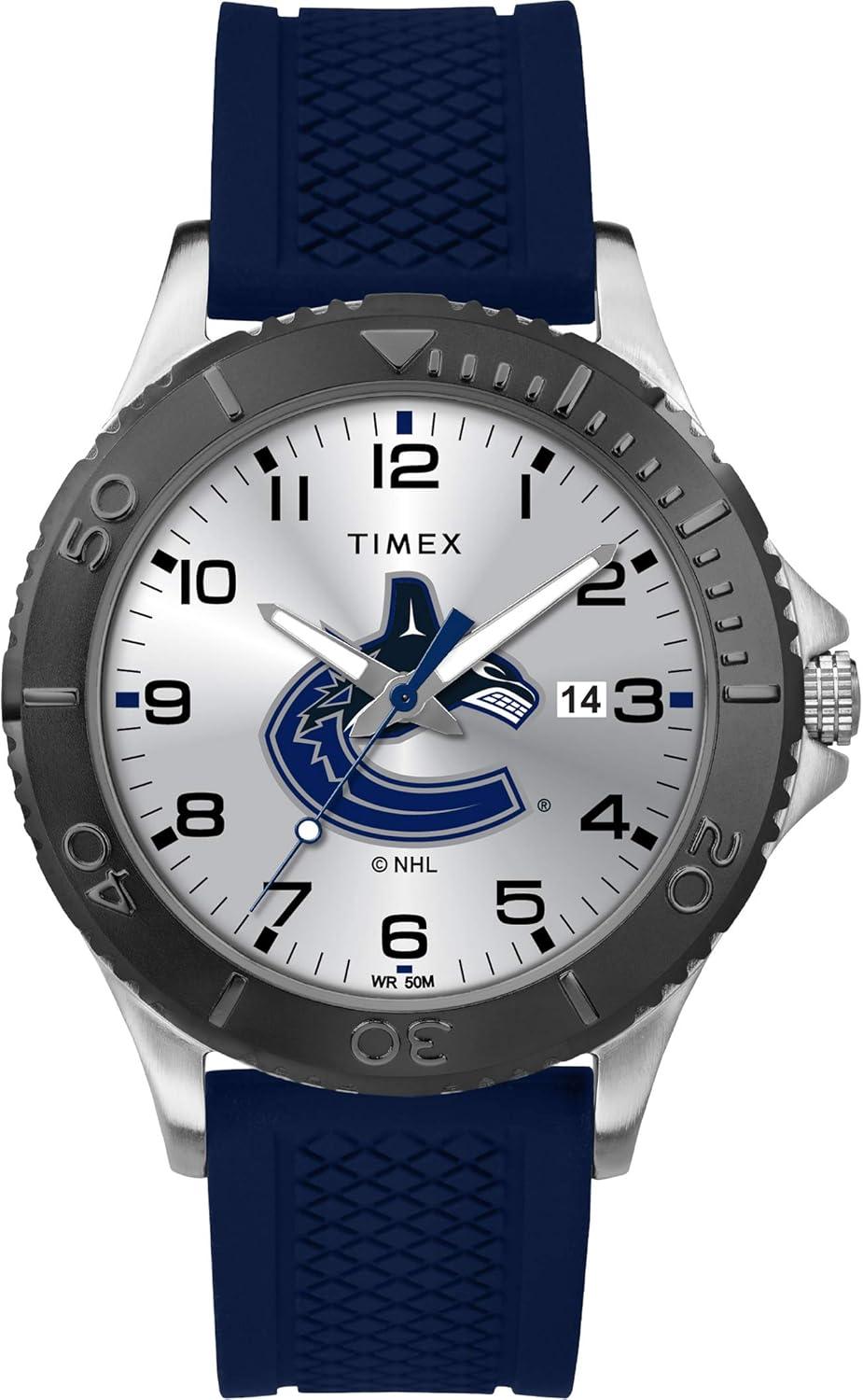 Timex Men's TWZHCNKME NHL Gamer Vancouver Canucks Watch