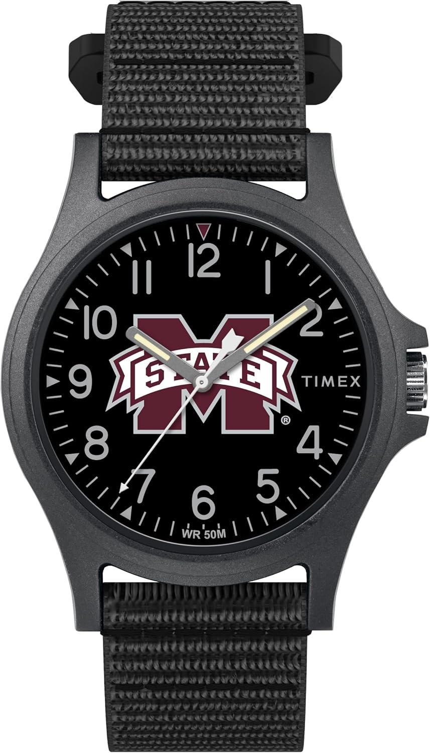 Timex Men's Collegiate Pride 40mm Watch – Mississippi State Bulldogs