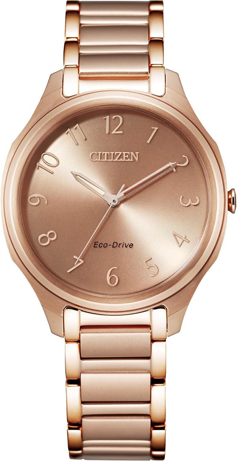 Citizen Women's Eco-Drive Dress Classic Watch in Rose Tone Stainless Steel