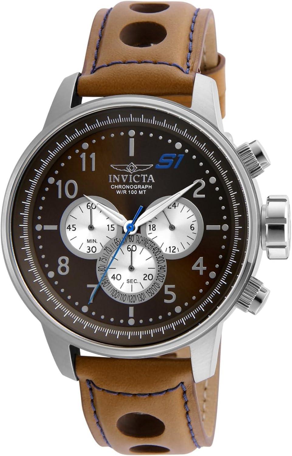 Invicta Men S1 Rally Quartz Watch - Brown - 23598