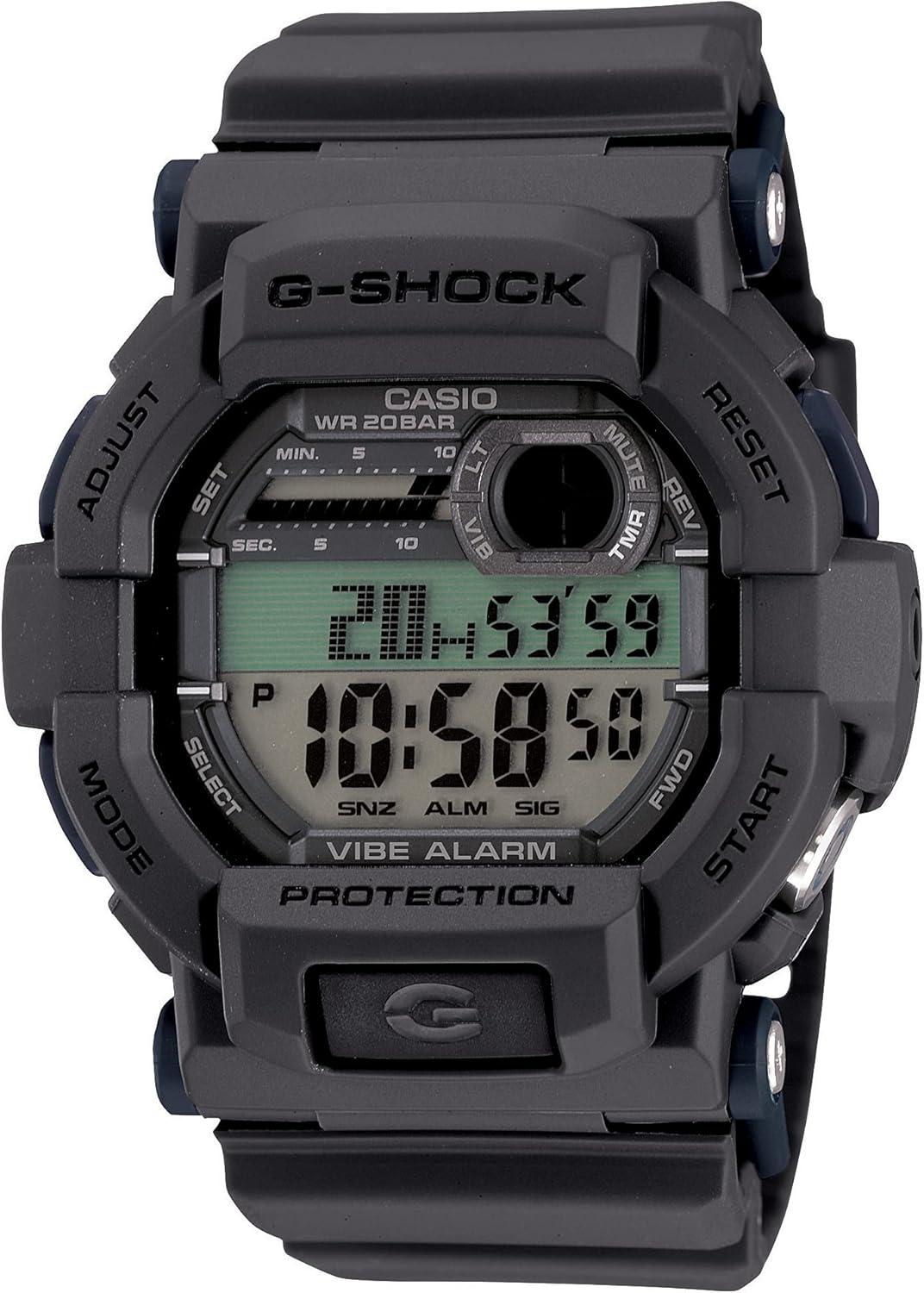 Casio G-Shock Quartz Watch with Resin Strap, Grey