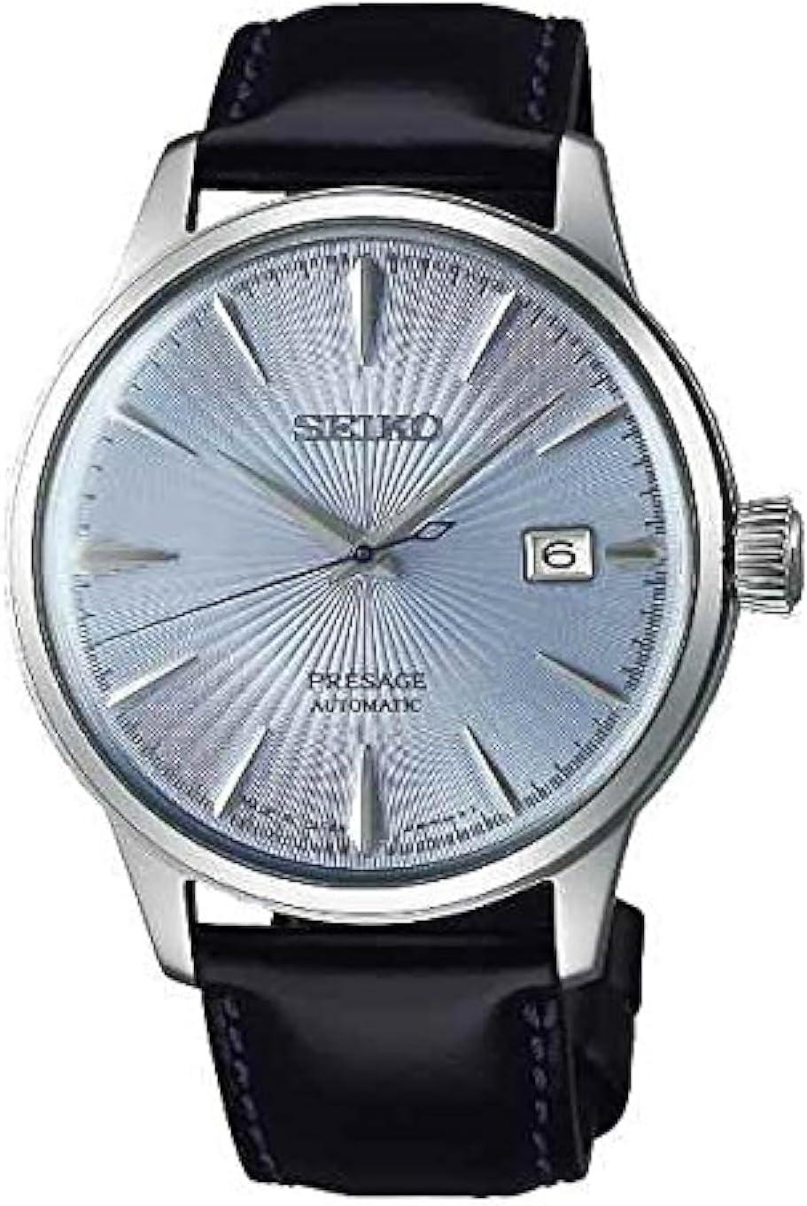 SEIKO PRESAGE Automatic Ice Blue Cocktail Time "Sky Diving" SRPB43J1