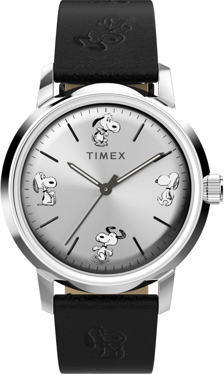 Timex Men's Marlin Automatic Peanuts Sketch 40mm Watch