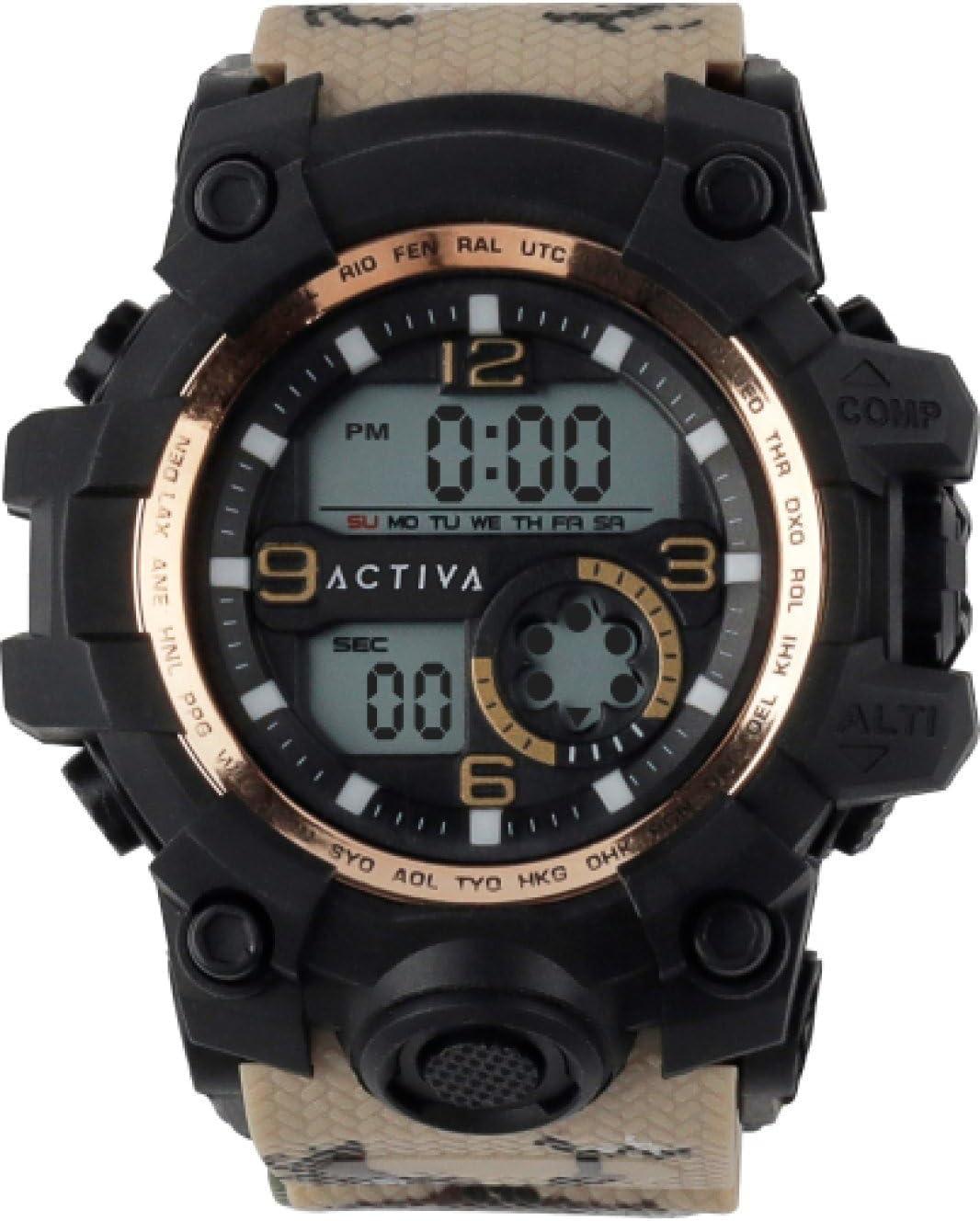 Invicta Shock Resistant Men's Digital Watch Tan