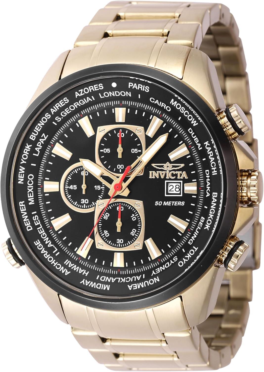 Invicta Men's Analog Quartz Watch with Stainless Steel Strap 47819