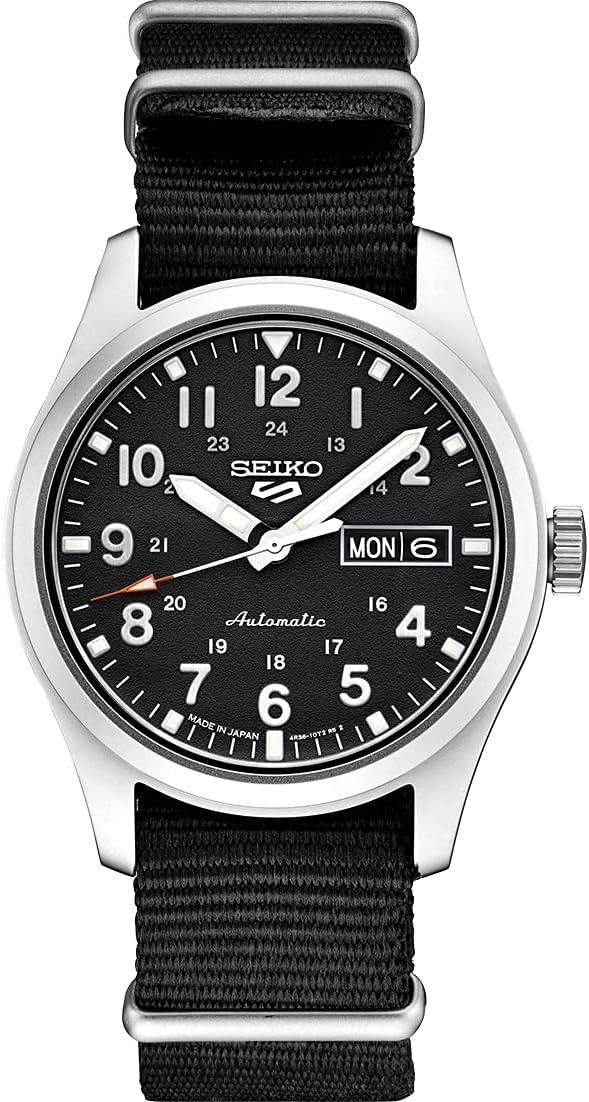 SEIKO SRPG37 Watch for Men - 5 Sports - Automatic with Manual Winding Movement