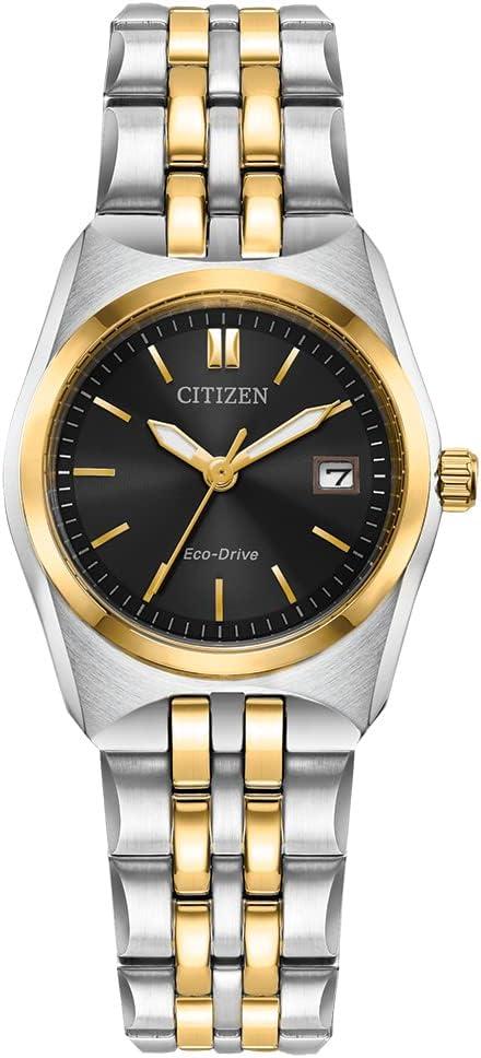 Citizen Women's Eco-Drive Corso Classic Watch in Two-Tone Stainless Steel
