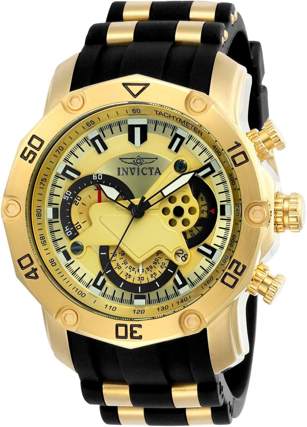 Invicta Men's 23427 Pro Diver Analog Display Quartz Black Watch