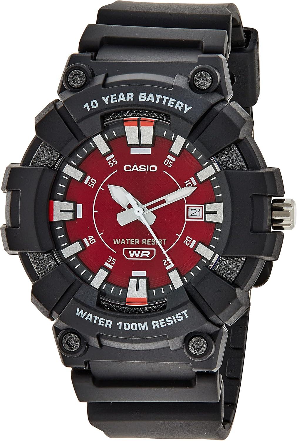 Casio Men's Heavy Duty 10-Year Battery Date Indicator Watch (Model: MW610-4AVCF)