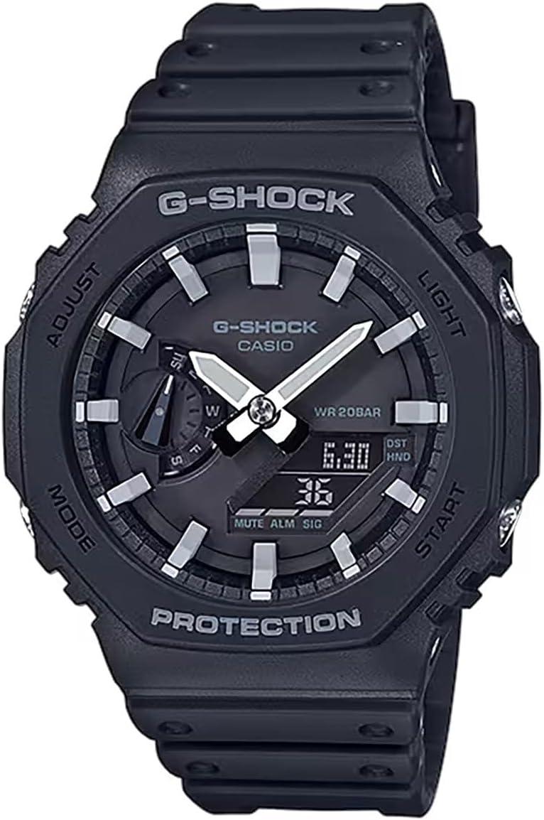G-Shock Casio GA-2100 Series Analog-Digital Black Resin Watch