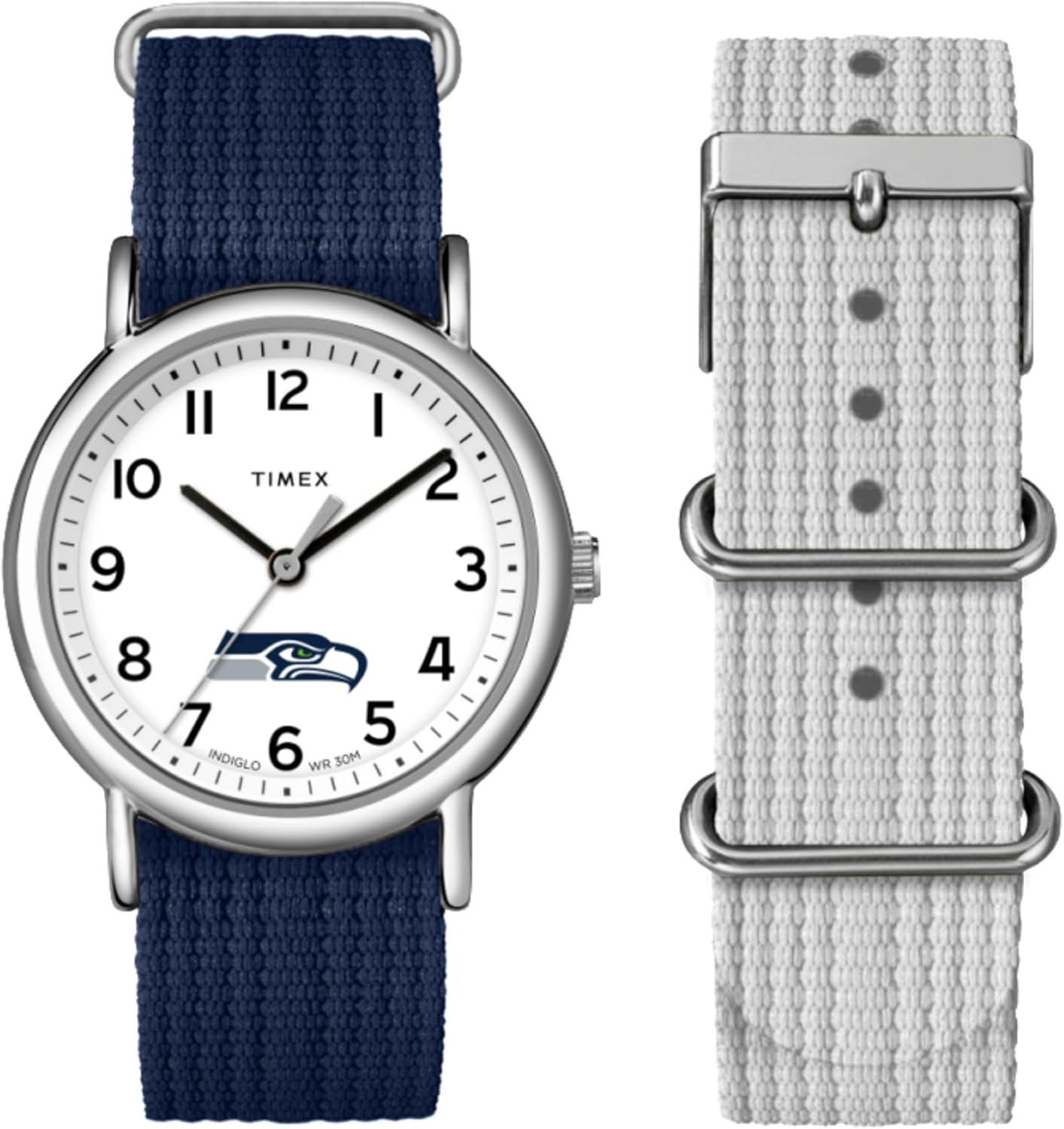 Timex Unisex Weekender Box Set 38mm Watch - Seattle Seahawks