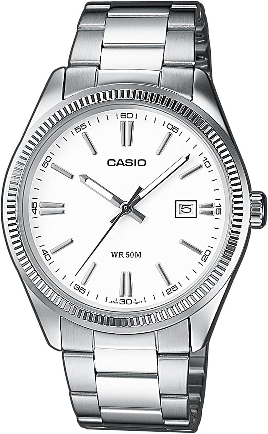 Casio Men's MTP-1302PD White Bracelet Watch