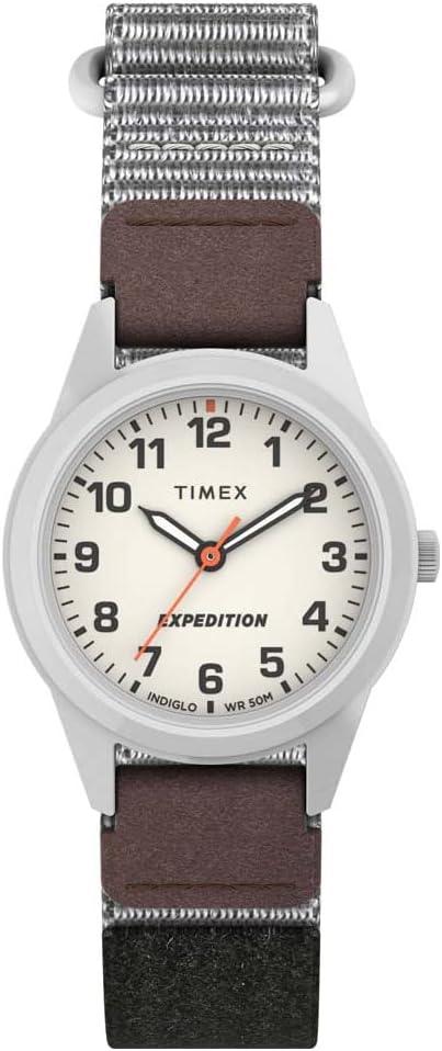 Timex Expedition Women's 26mm Fabric Fast Wrap Strap, Brown, TW4B25700