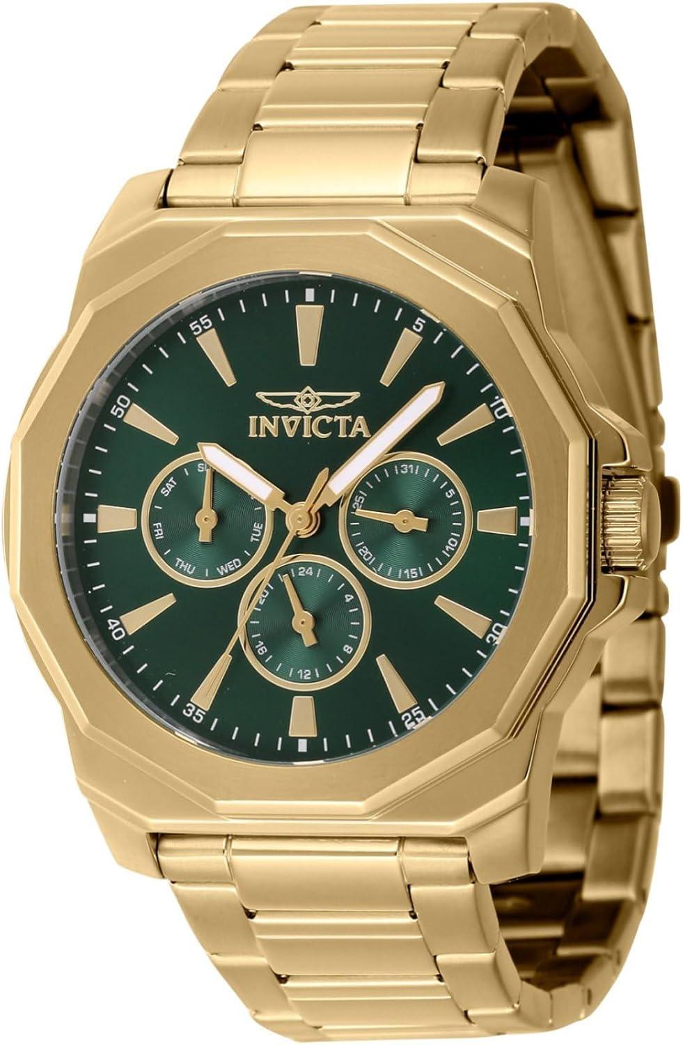Invicta Men's Speedway 42mm Stainless Steel Quartz Watch - Gold