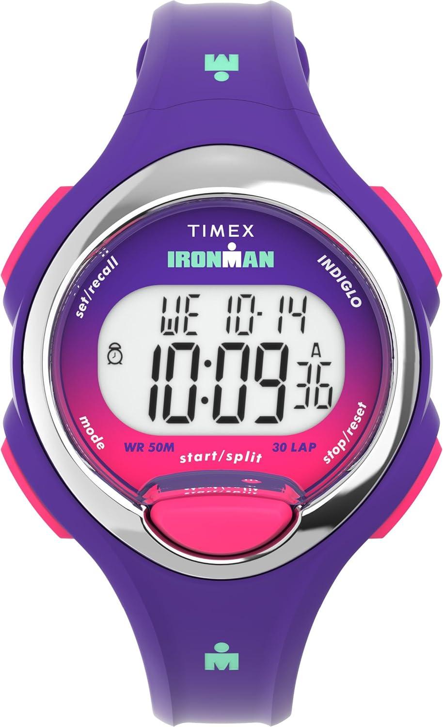 Timex Women's Ironman Triathlon Essential 30 34mm Watch - Purple Strap
