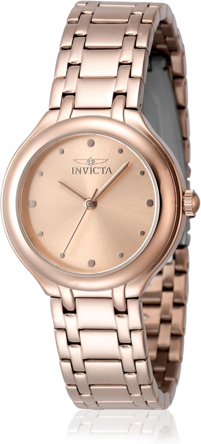 Invicta Wildflower Lady 32mm Stainless Steel Rose Gold Watch