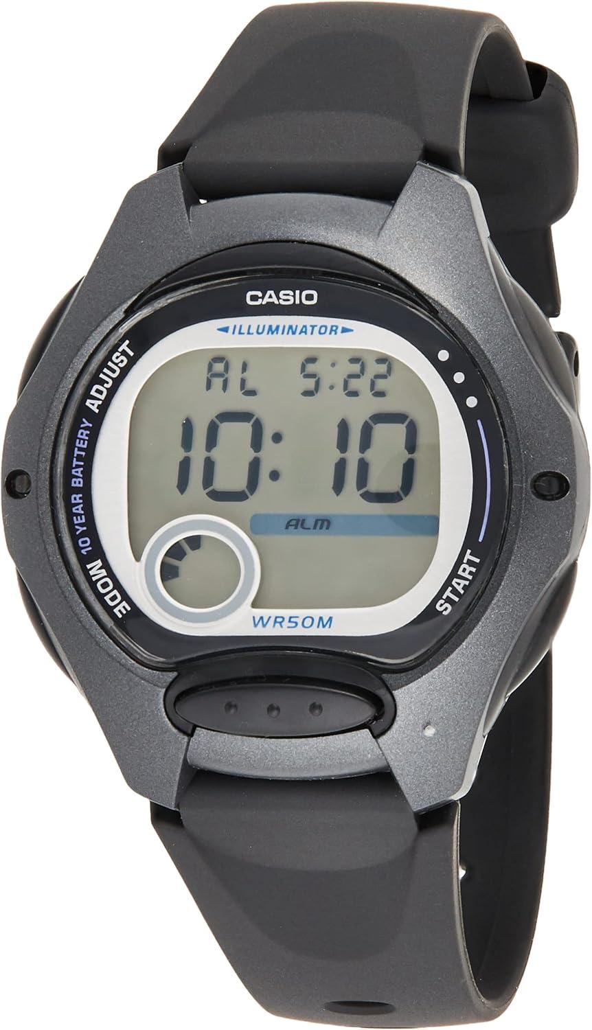 Casio Collection Women's Watch LW-200, Black/Silver