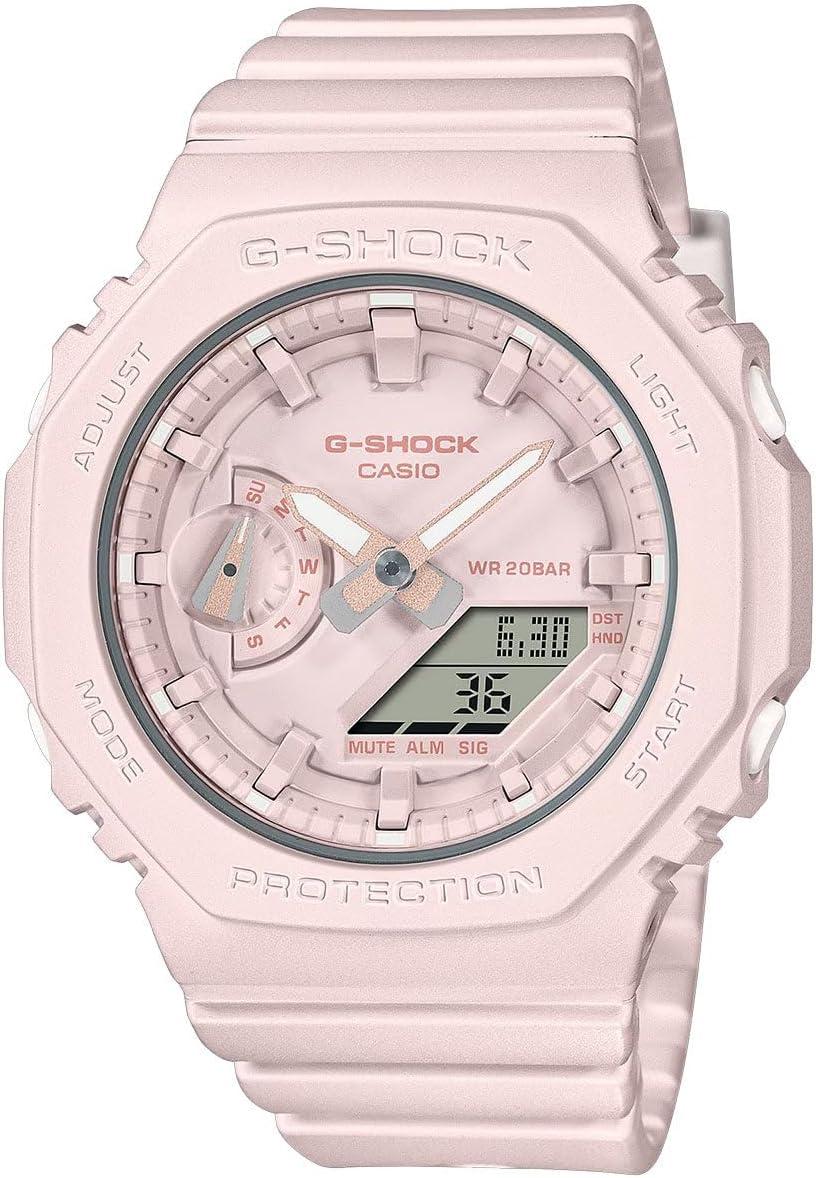 G-Shock Casio GMAS2100 Analog-Digital Smoky Monochromatic Pink Watch