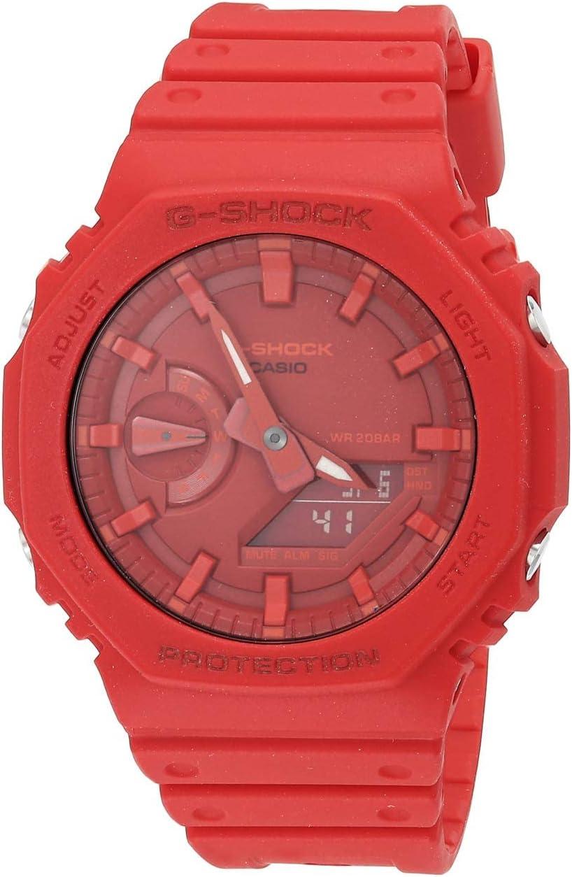G-Shock GA-2100-4A Red One Size Men's Watch
