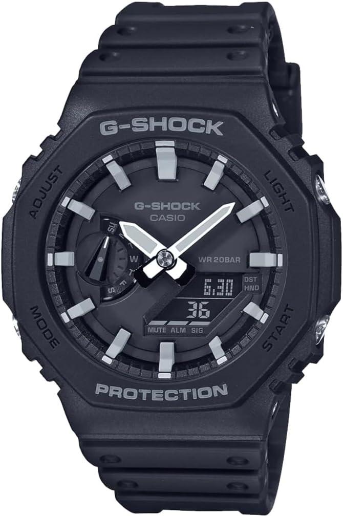 Casio Men GA-2100-1AER G-Shock Carbon Core Octagon Series Watch