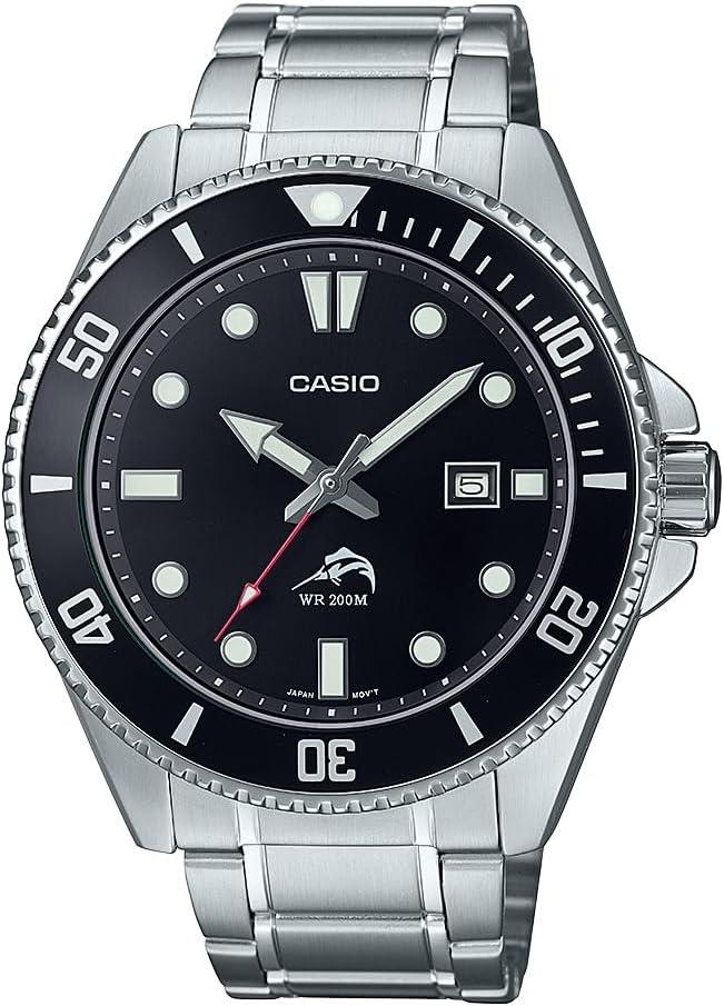 Casio MDV106G Series Unisex Analog Watch - Silver/Black