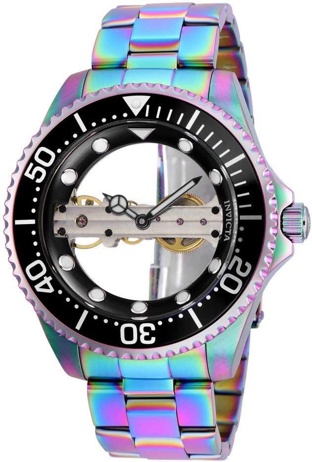 Invicta Men Pro Diver Mechanical Watch, Iridescent, Model 26602