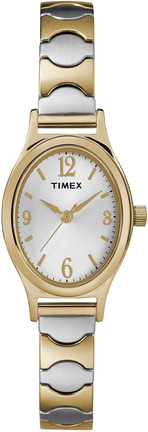 Timex Women's T26301 Kendall Circle Two-Tone Stainless Steel Expansion Band Watch