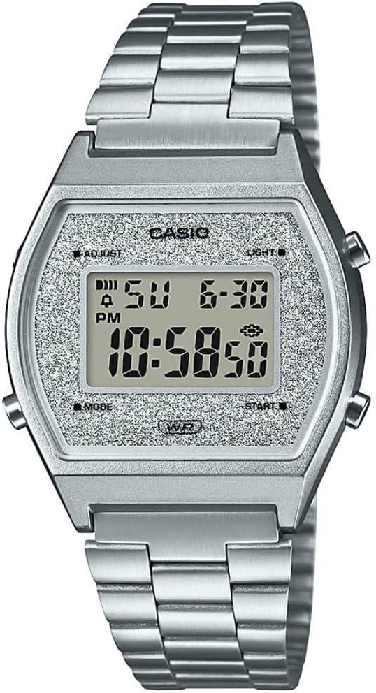 Casio B640WDG-7DF Digital Quartz Silver Stainless Steel Unisex Watch