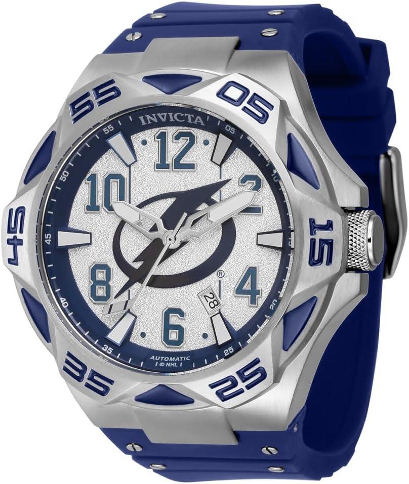 Invicta Men's NHL 52mm Silicone, Stainless Steel Automatic Watch - Model 42272