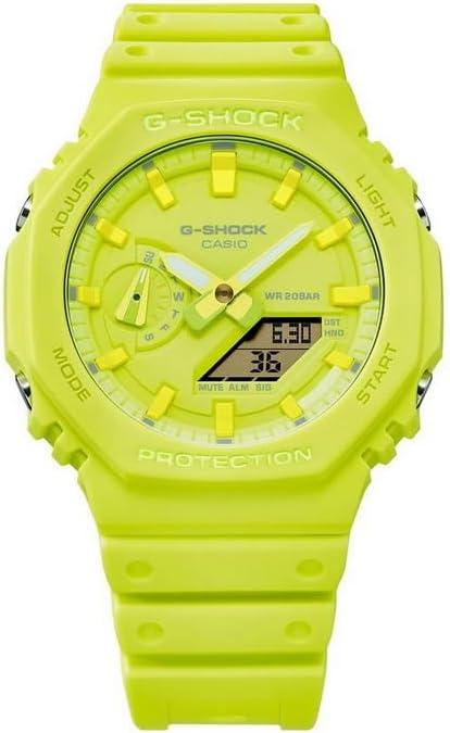 G-Shock Casio GA2100-9A9 Analog Digital Yellow Watch - Authorized Dealer