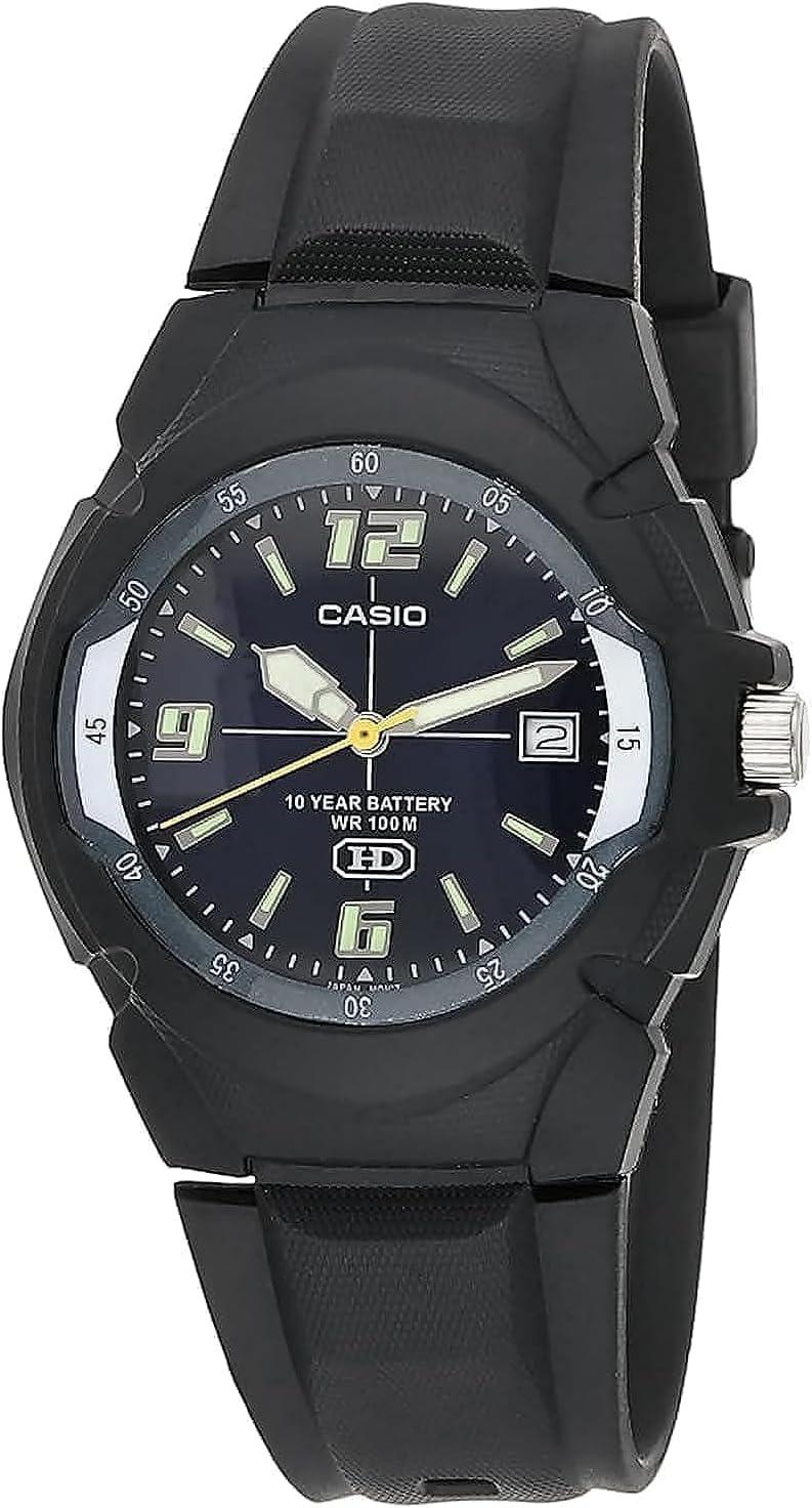 Casio MW600F Series | Men’s Analog Watch | Black/Blue