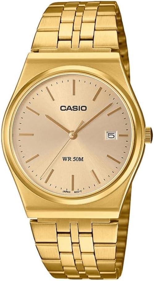Casio MTP-B145G-9AV Men's Vintage Gold Tone Stainless Steel Watch