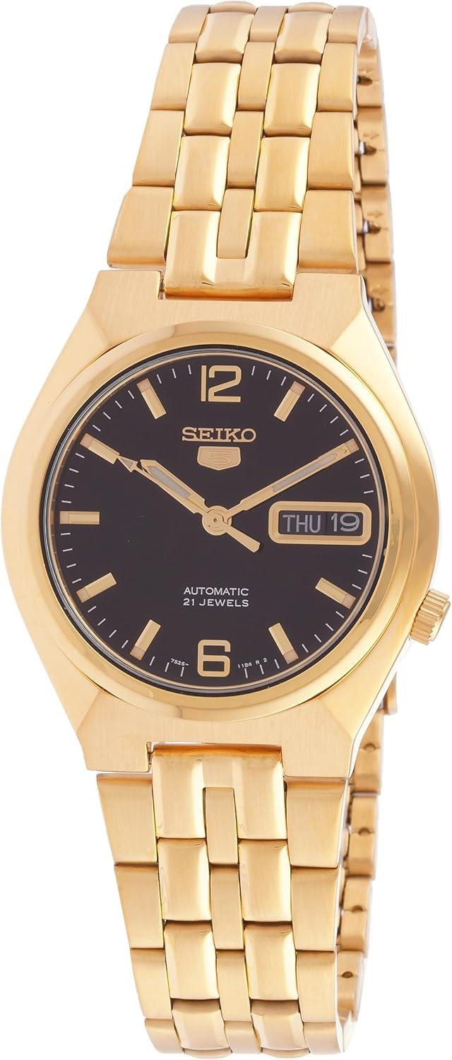 SEIKO Series 5 Automatic Black Dial Men's Watch SNKL66