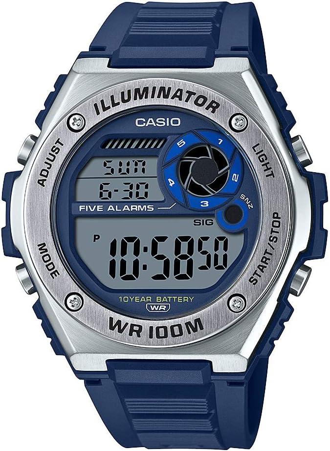 Casio Heavy Duty Digital 10 Year Battery Watch (MWD-100H-2AVCF)