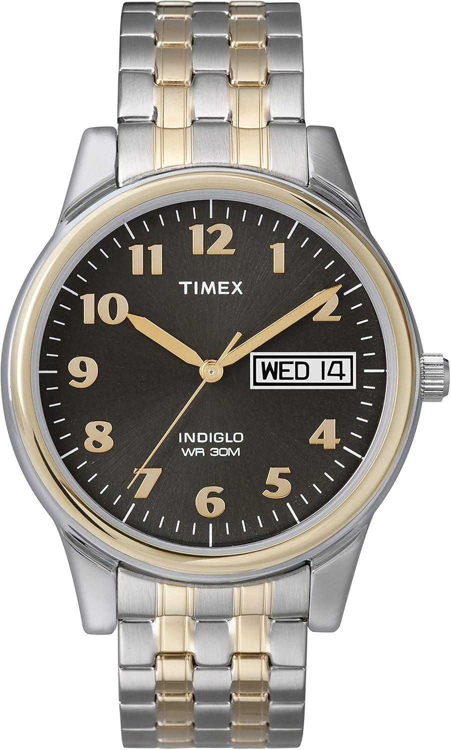 Timex Men's T26481 Charles Street Two-Tone Expansion Band Watch