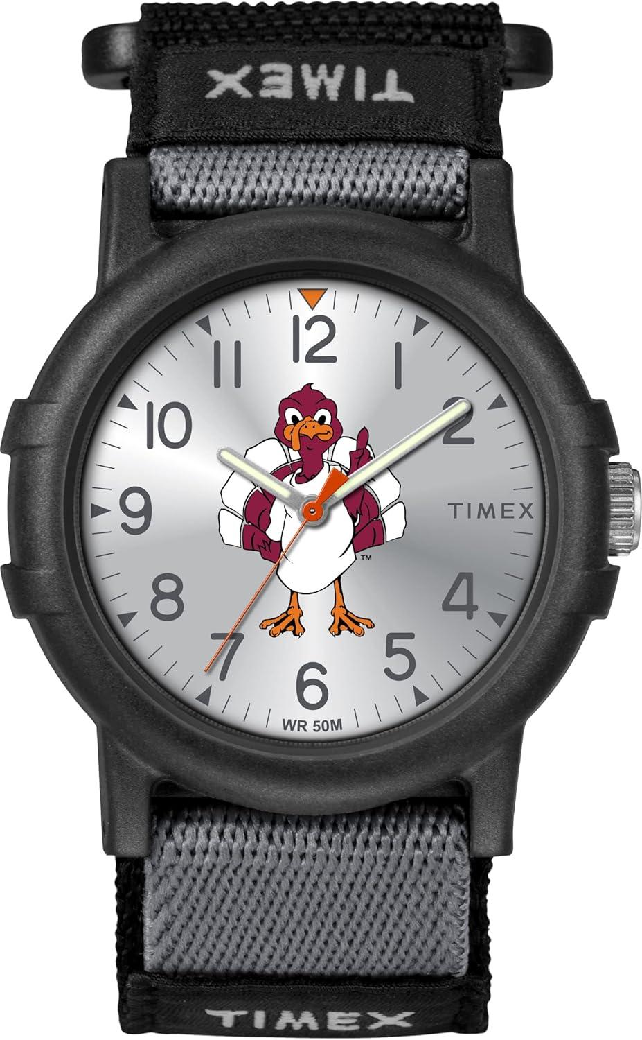 Timex Tribute Unisex Collegiate Recruit 38mm Watch - Virginia Tech Hokies