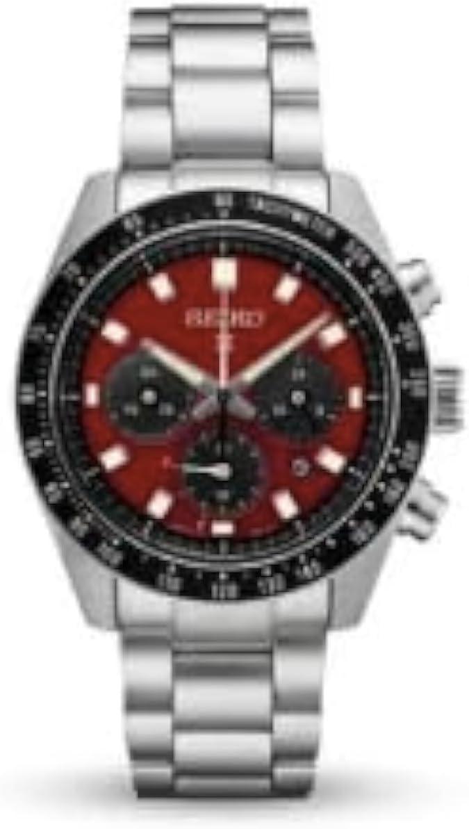 SEIKO Prospex Speedtimer Solar Watch SSC927 Solar Red Dial