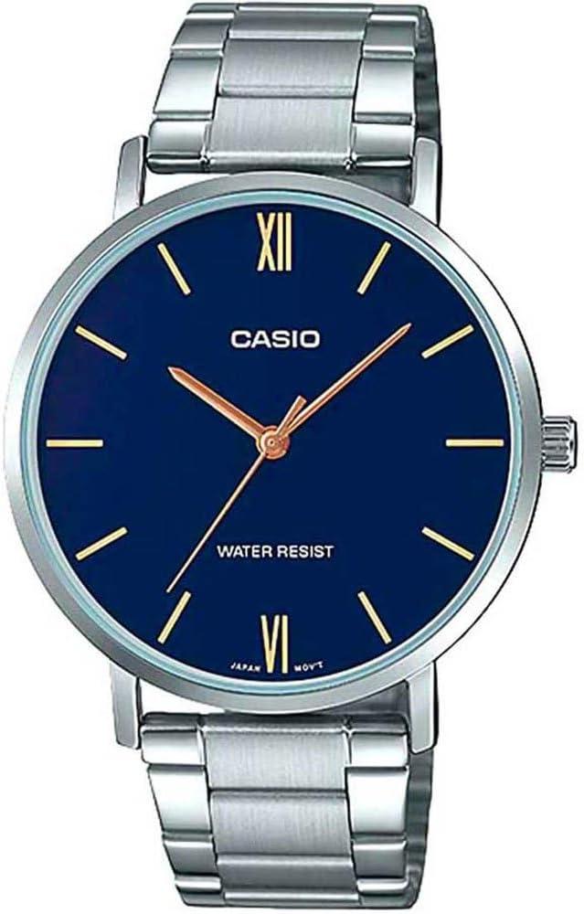 Casio Analog MTP-VT01D-2B Unisex Classic Multicolored Watch