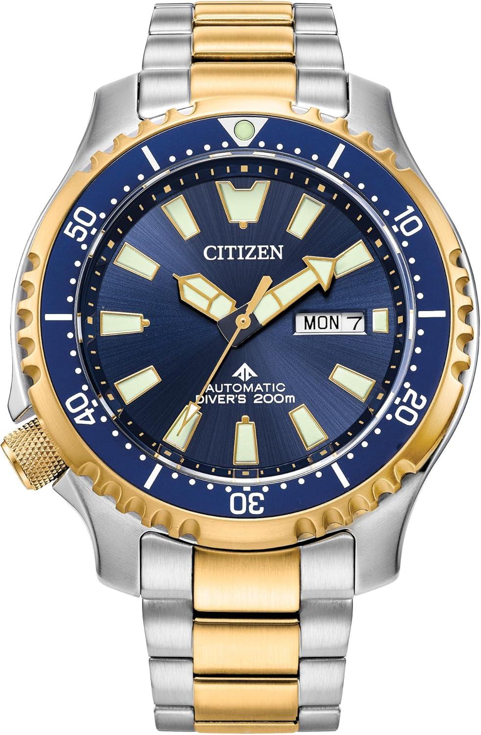 Citizen Men's Eco-Drive Promaster Dive Fugu Automatic Stainless Steel Watch