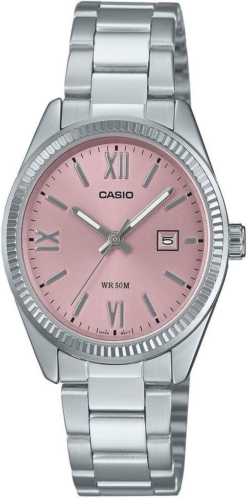 Casio LTP1302DD-4A1V Women's Standard Stainless Steel Pink Dial Analog Watch