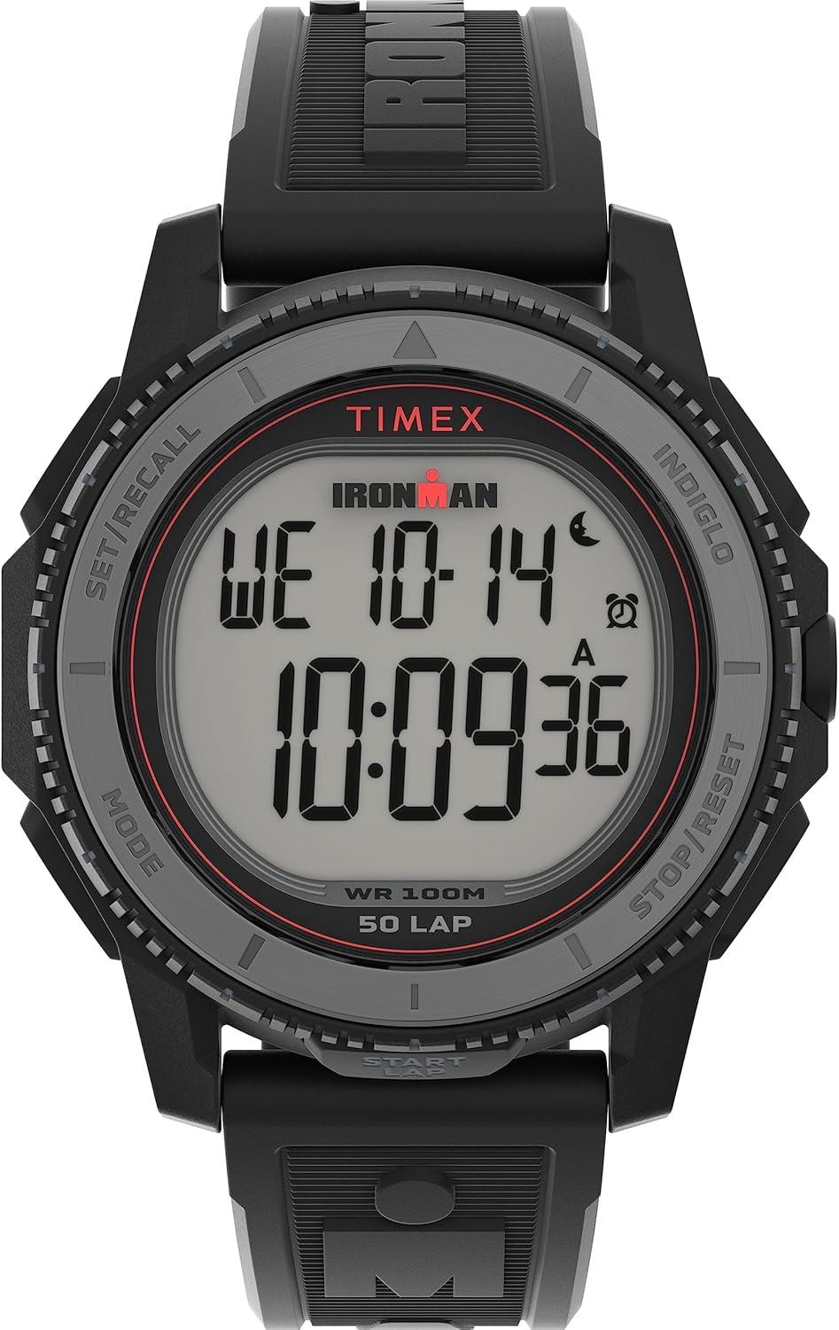 Timex Men's Adrenaline 46mm Watch - Black Strap Digital Dial