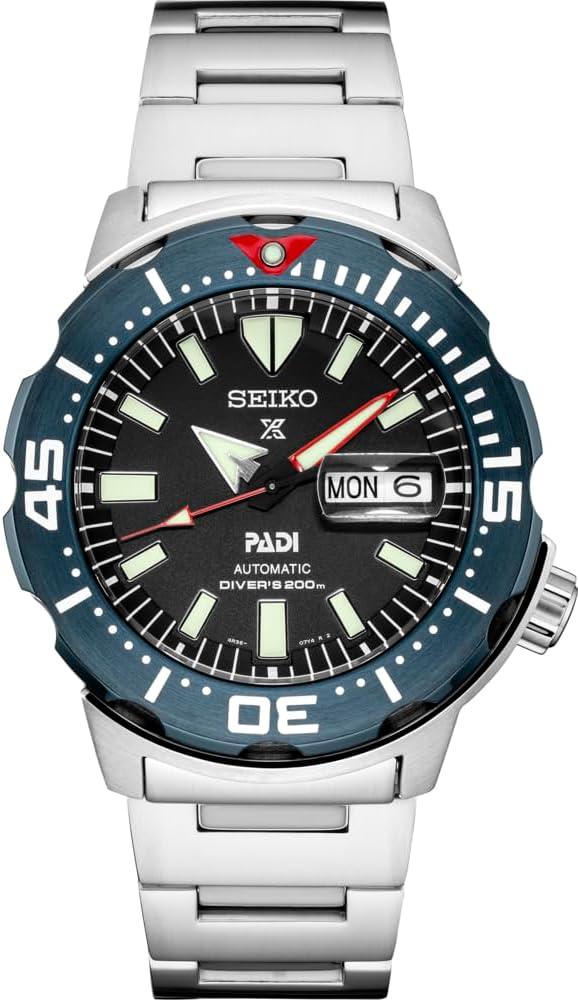 SEIKO SRPE27 Automatic Dive Watch for Men - Prospex PADI Special Edition