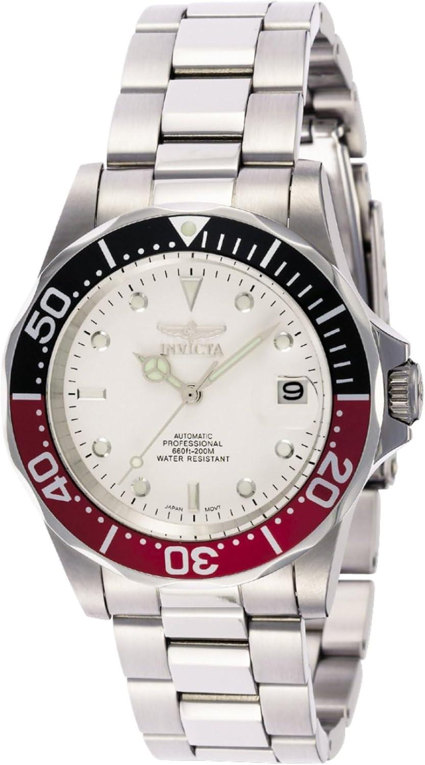 Invicta Men's 9404 Pro Diver Collection Automatic Silver-Tone Watch