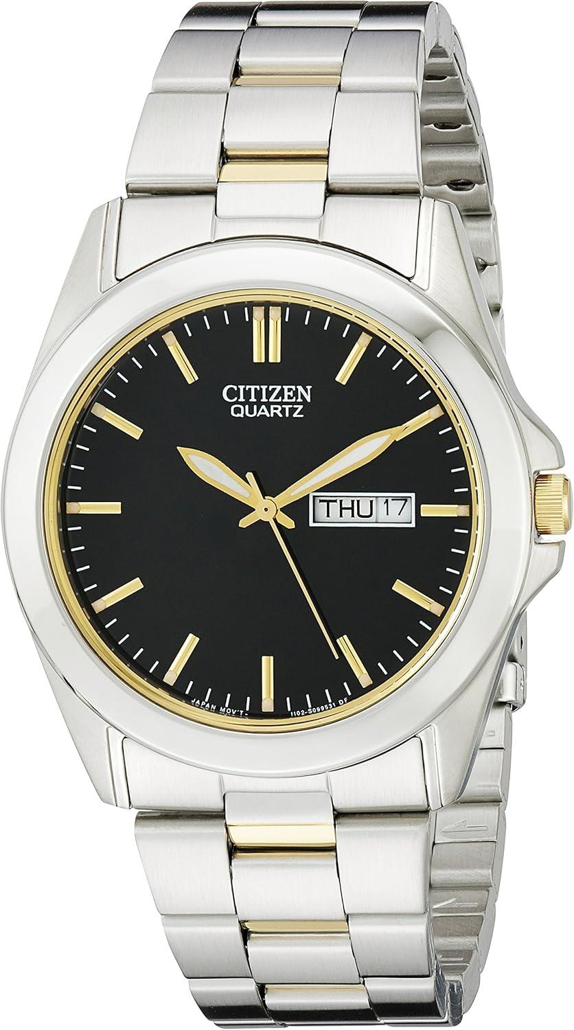 Citizen Quartz Men's Watch - Stainless Steel Classic Two-Tone (Model BF0584-56E)
