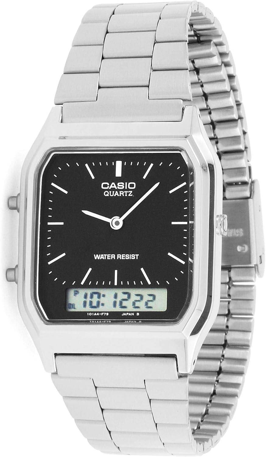 Casio AQ-230A-1DMQYEF Mens Combi Bracelet Watch