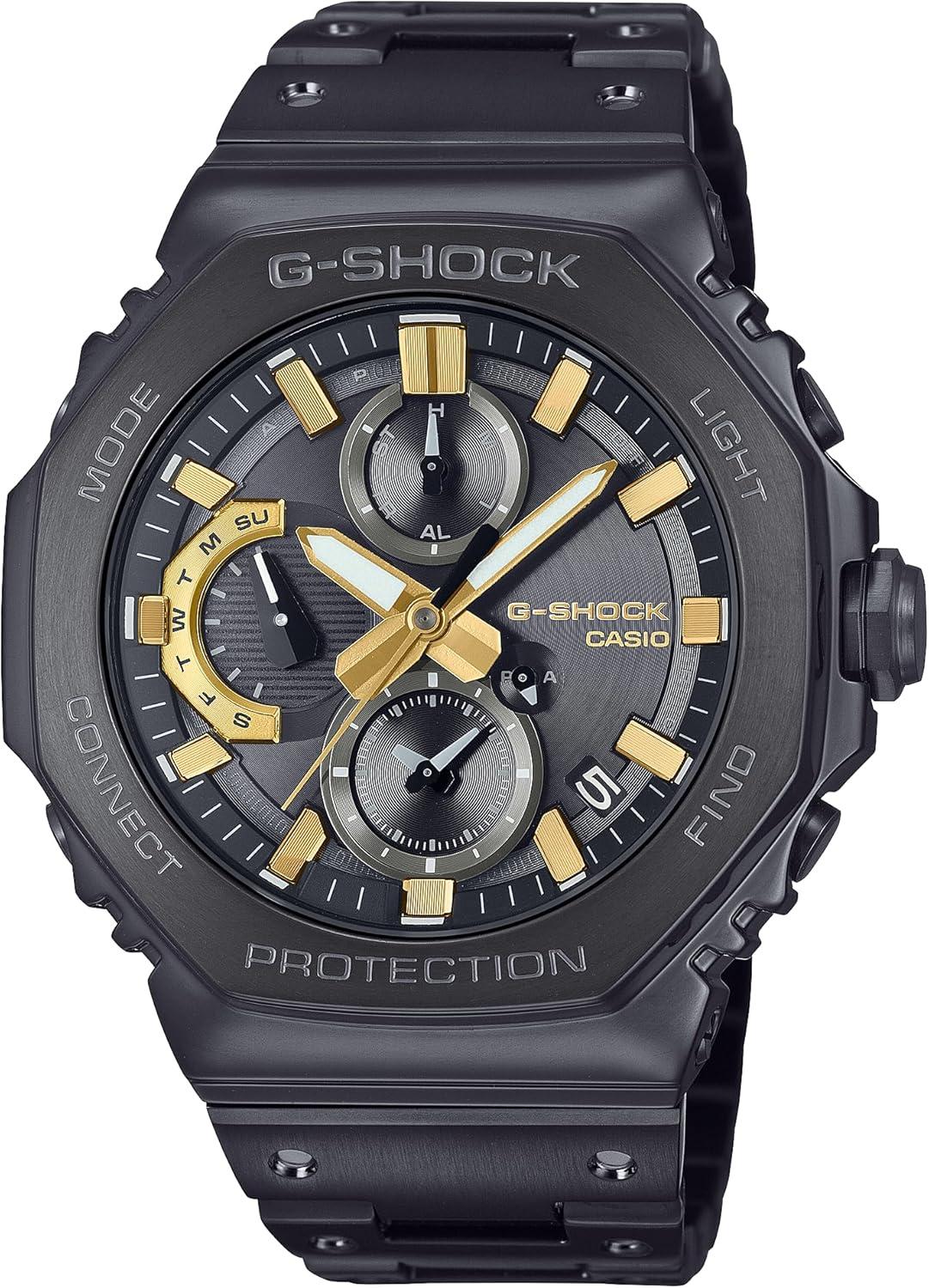 Casio G-Shock 50th Anniversary Black Gold Link Watch GMC-B2100ZE-1A