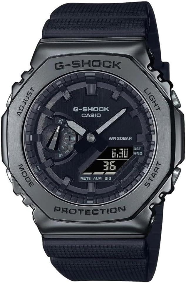 Casio Analog GM-2100BB-1AER Wrist Watch - Black/White