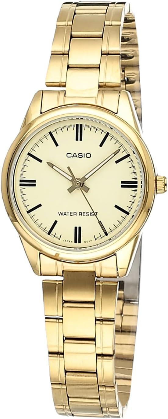 Casio Women's LTP-V005G-9A Gold Stainless Steel Analog Watch